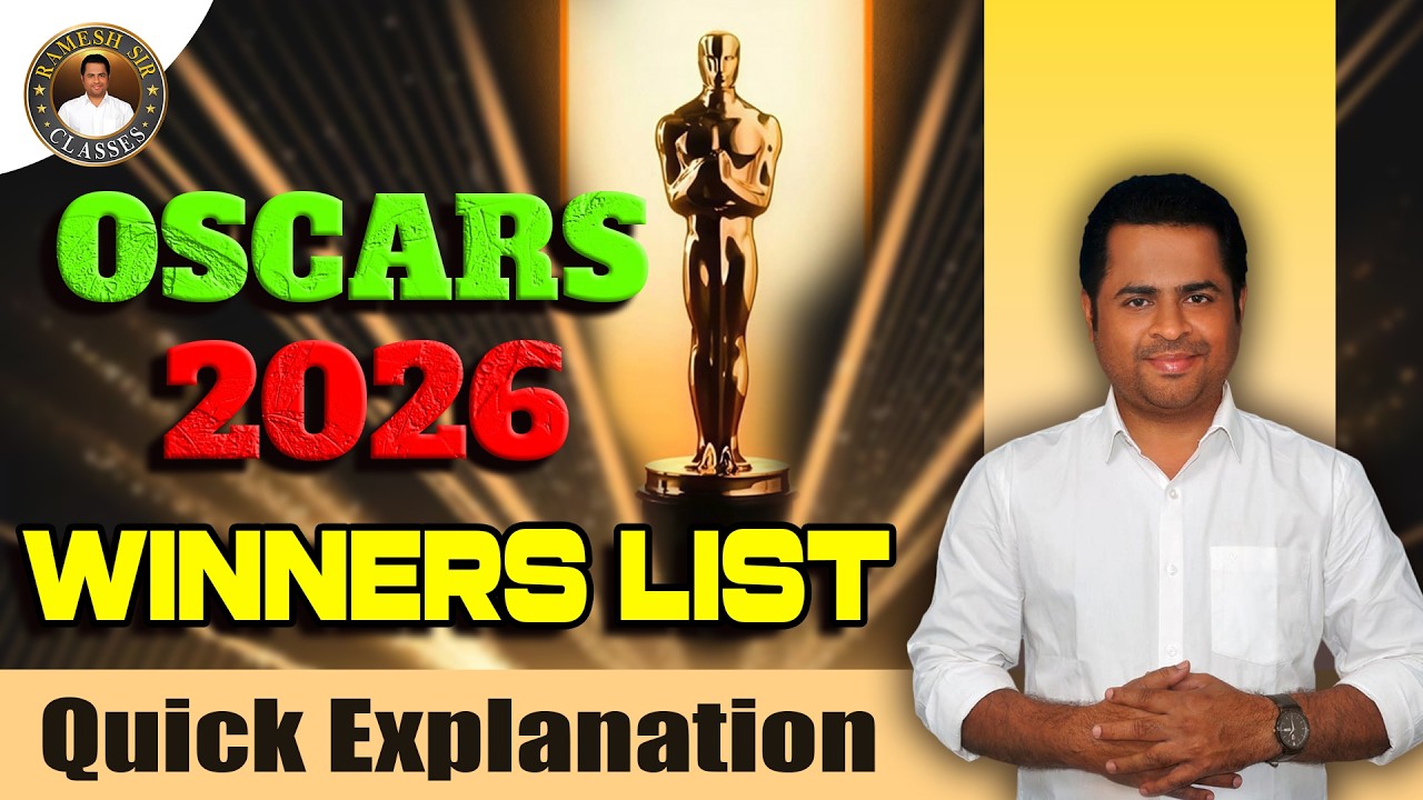 OSCARS 2026 | WINNERS LIST | Quick Explanation #rameshsirclasses