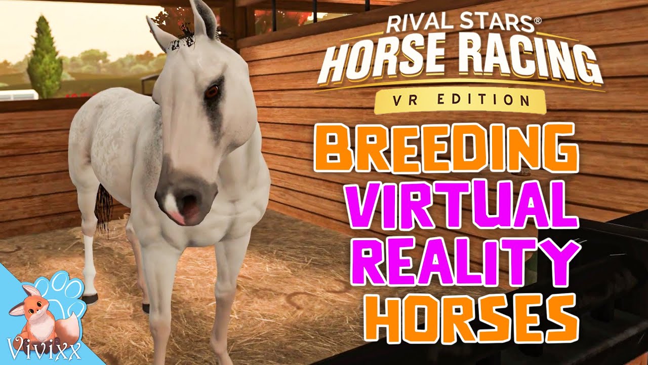 Racing and Breeding pretty 3 star Virtual Reality horses in Rival Stars VR