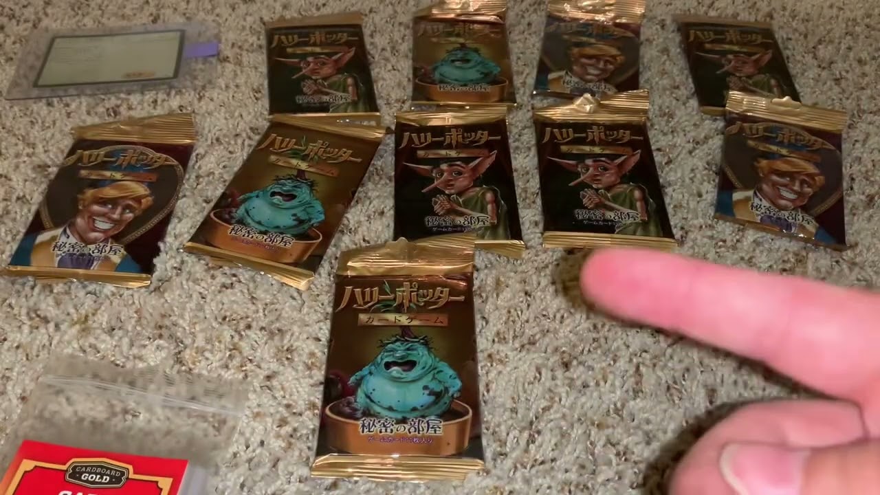 Extremely Rare Box Opening! 2002 Harry Potter Japanese Chamber of Secrets! Massive Hits??!