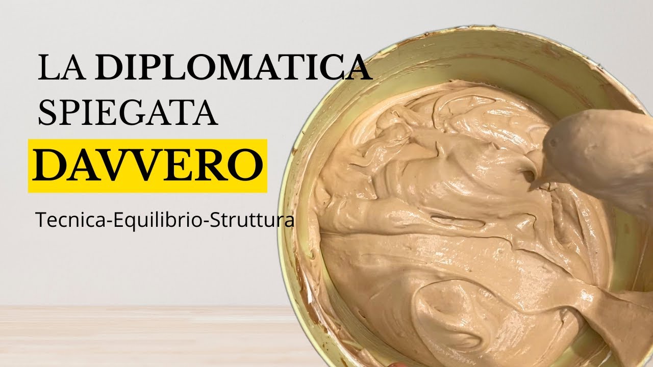 CREMA DIPLOMATICA AL CIOCCOLATO-Basi di pasticceria.