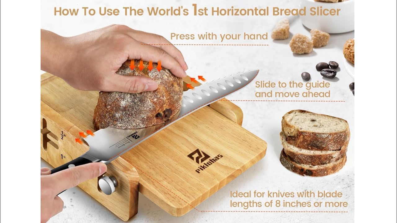 New Innovative Piklohas Bread Slicer Product Review #piklohas #breadslicer