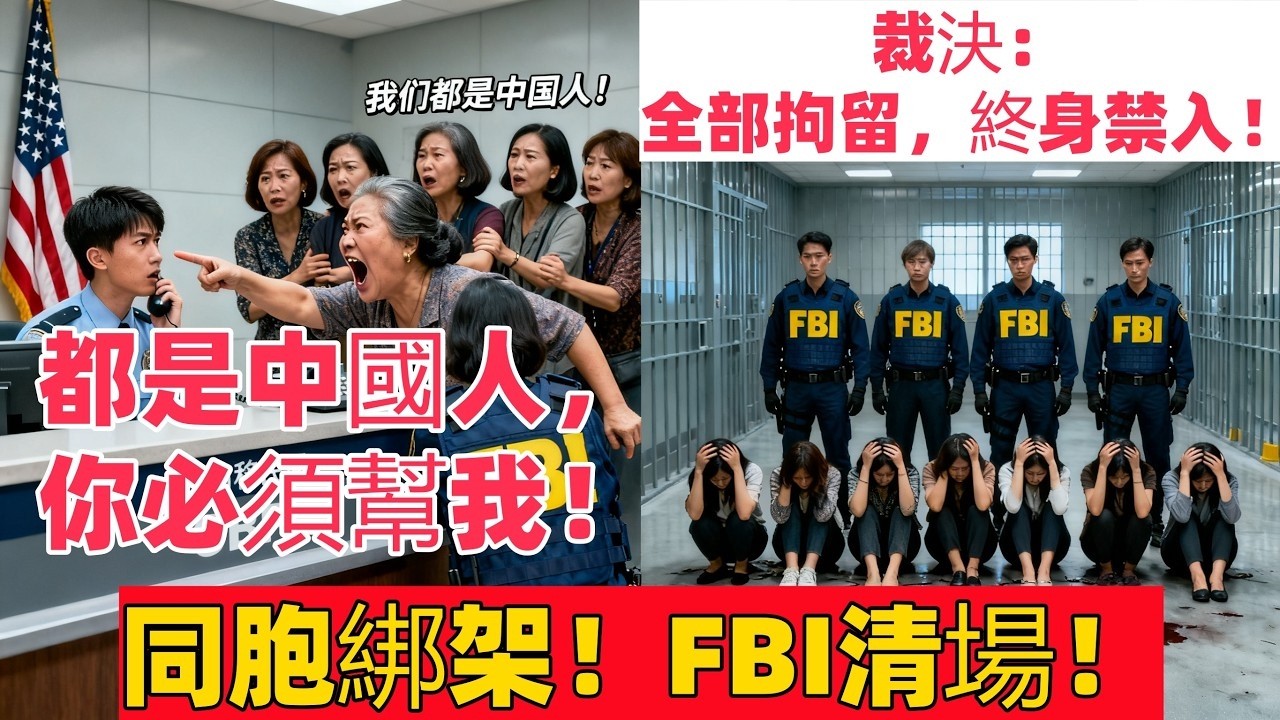 中國大媽團洛杉磯機場怒懟華裔移民官： 我們都是中國人，你必須幫我們！ 結果美國FBI直接介入，7個大媽全部被拘留，終身禁入美國！