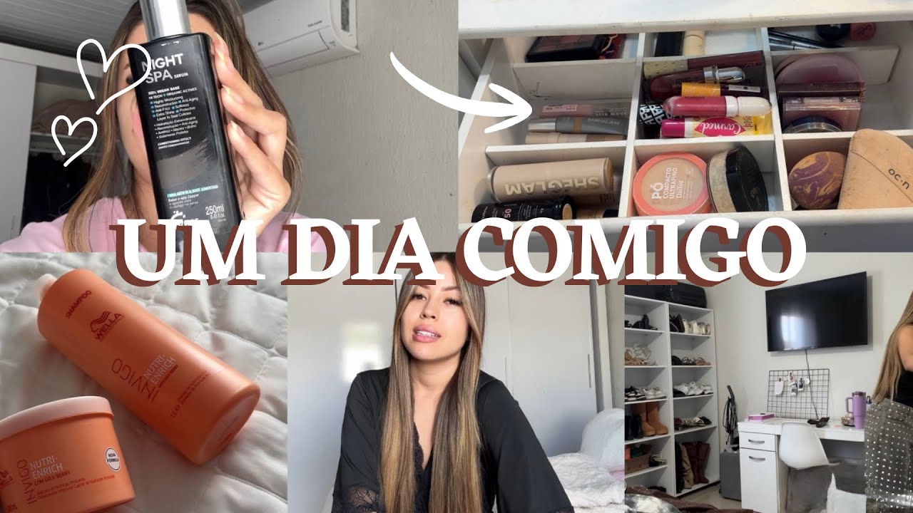 UM DIA COMIGO, TRABALHO, LIMPA NA PENTEADEIRA E MAIS