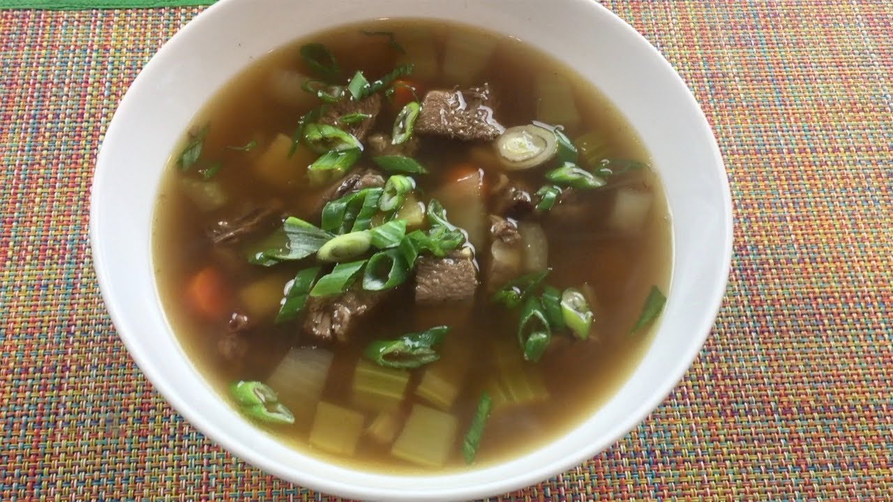 How To Cook Low Carb Beef Tongue Soup good for Weight Loss
