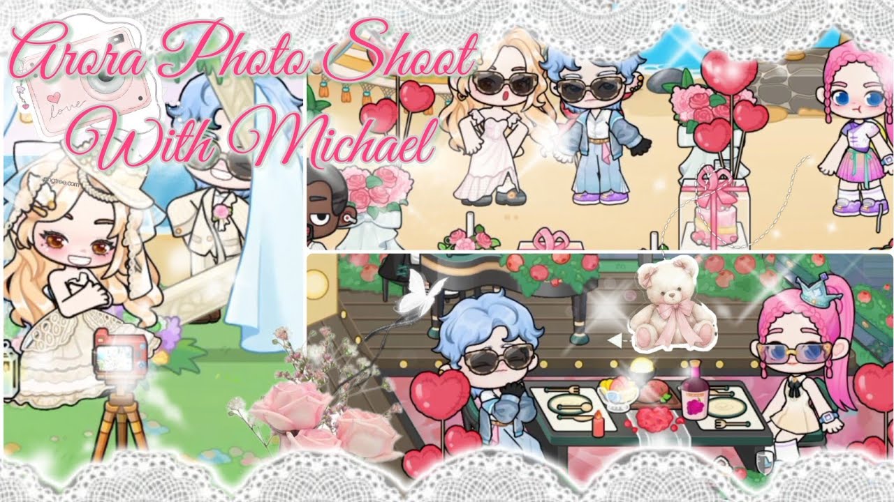 ‧͙⁺˚*･༓☾Michel Wedding Photoshoot With Aurora|Hazelc Feel Sad　☽༓･*˚⁺‧͙