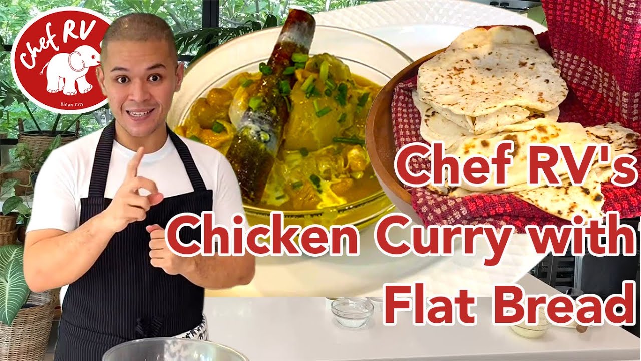 EASY CHICKEN CURRY WITH FLAT BREAD