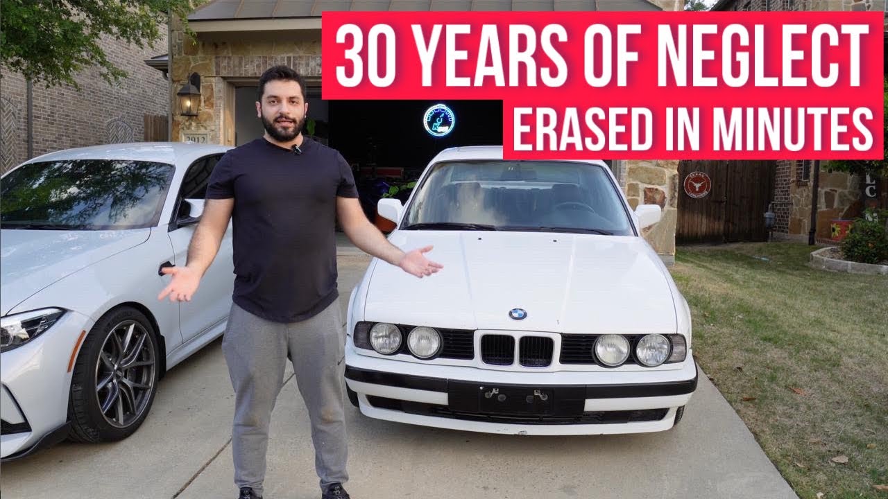 BMW Barn Find Pt2: Full Transformation – Restoring My E34 535i Inside & Out!