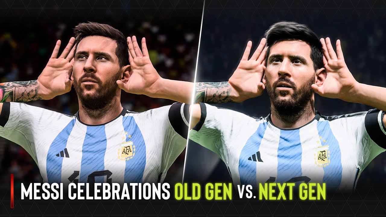 Messi Celebration Old Gen vs Next Gen In FIFA | 2014 - 2024 |