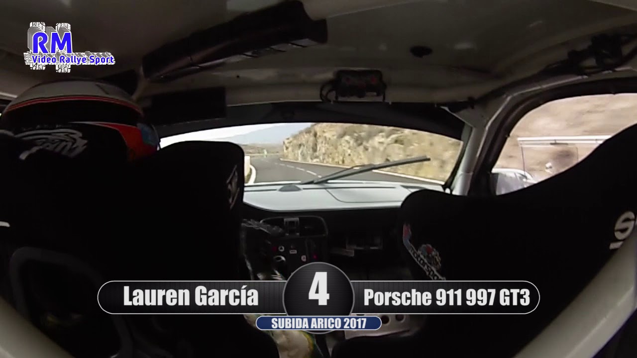 SUBIDA ARICO 2017 - ONBOARD LAUREN GARCÍA | PORSCHE 911 977 GT3 2010 [HD] By RM Video Rallye Sport