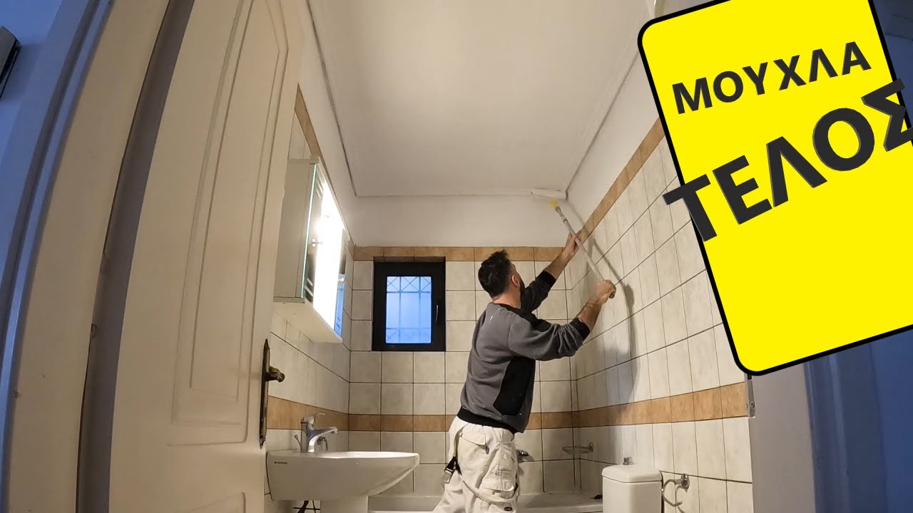 Μπάνιο με μούχλα, πως το βάφω με το σωστό υλικό