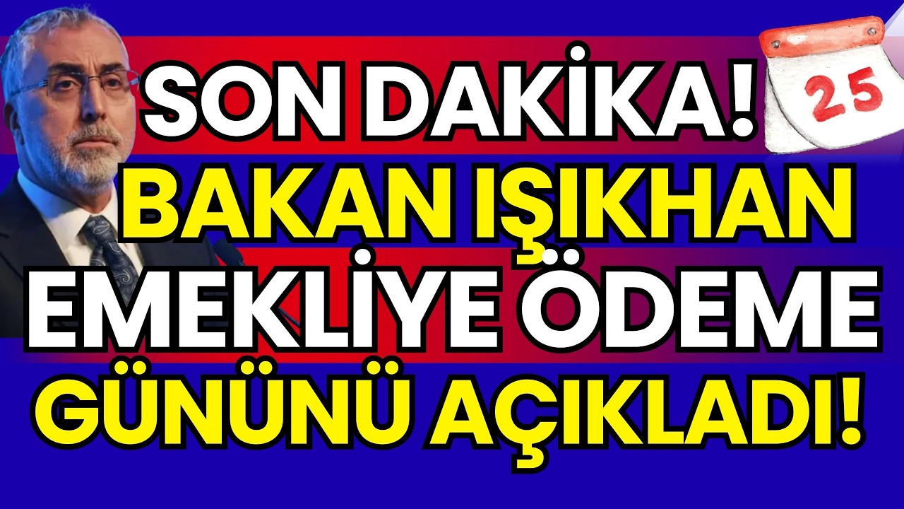 RESMİLEŞTİ! Emekliye Ödeme Tarihleri Açıklandı! Maaş - İkramiye Aynı Gün! Işıkhan Duyurdu