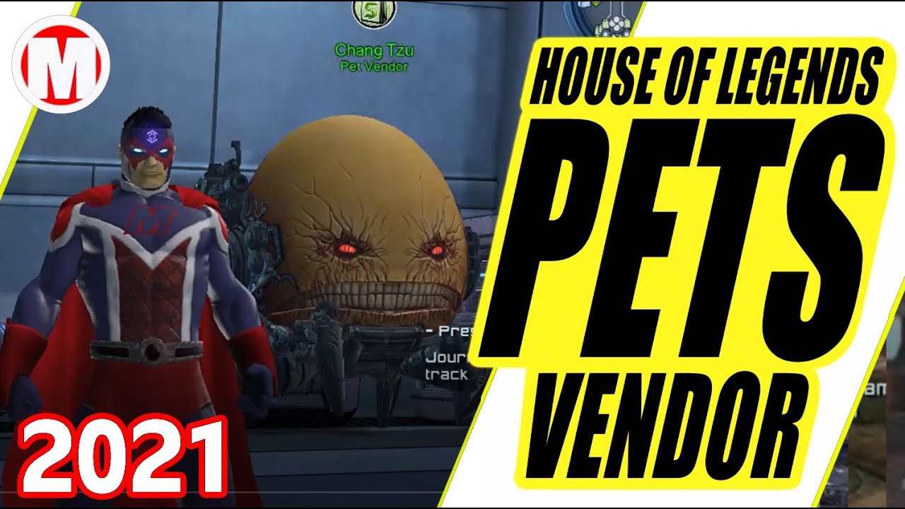 DCUO House of Legends Pets Vendor