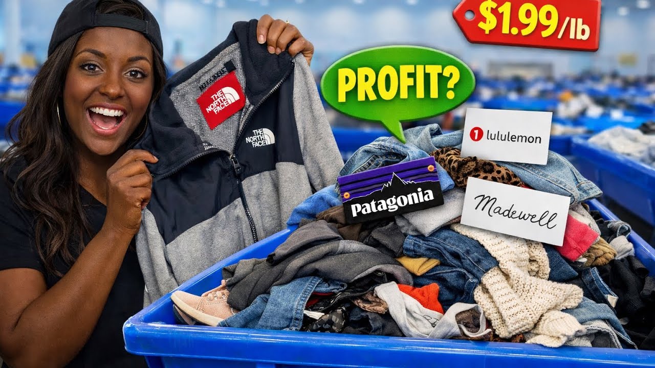 Goodwill Outlet Bins Haul | Bread & Butter Brands + High Profit Flips