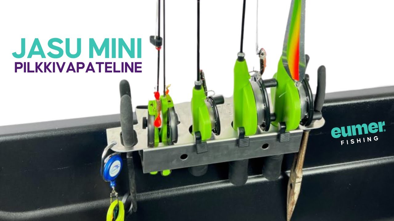 Kätevä uutuustuote kalastajille - Jasu Mini pilkkivapateline - Ahkioon - Potkukelkkaan - Veneeseen