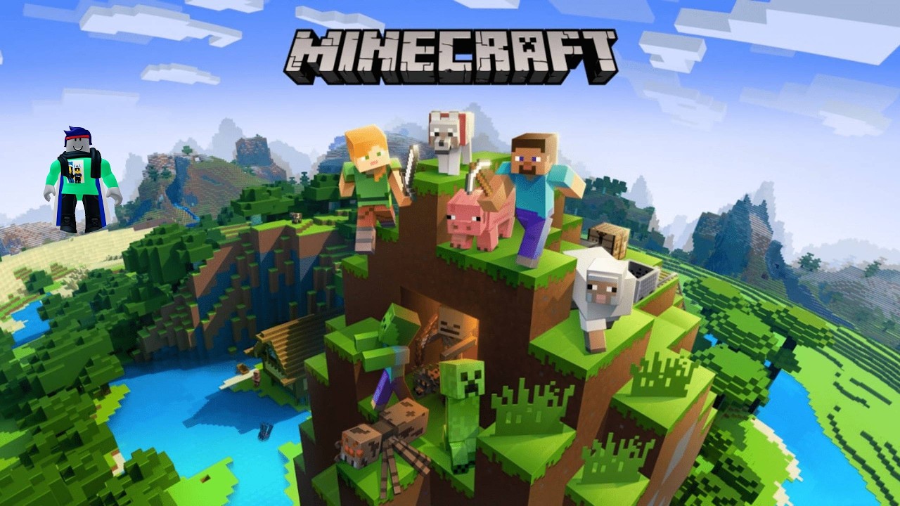 משחק מיינקאפט בפעם הראשונה|minecraft live