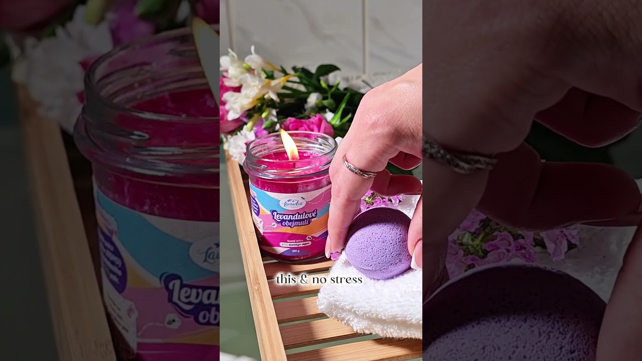 🛁 &Scaron;umiv&aacute; bomba do koupele s levandul&iacute; 💣 Levandule z Moravy