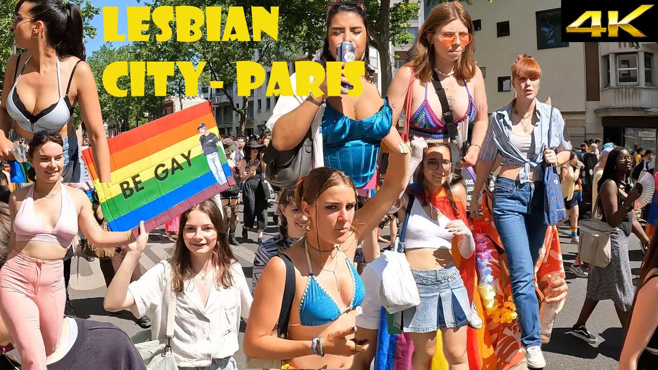 The most lesbian city I have seen. Paris gay pride 2023. part-3