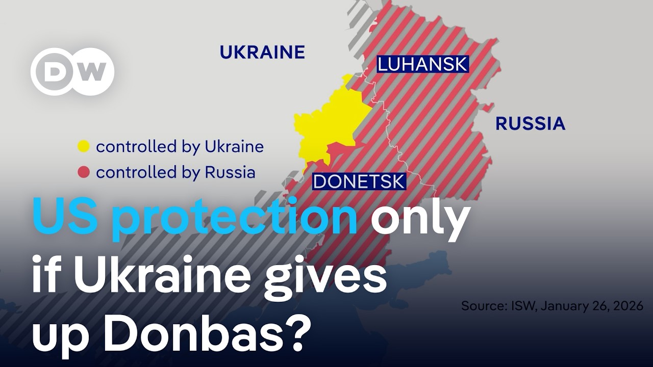Report: US ties Ukraine security guarantees to deal involving ceding Donbas to Russia | DW News