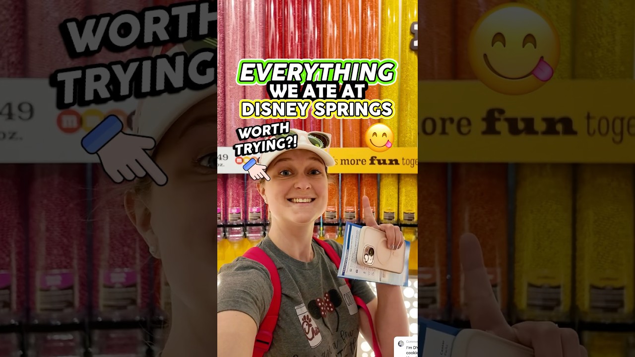 EVERYTHING I Ate at Disney Springs! 😮🍔(Disney Food Prices & Review)
