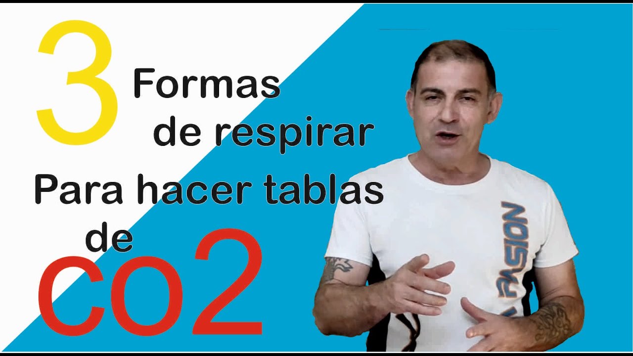 MEJORA tus tablas de CO2 con estas 3 respiraciónes: 😣RECUPERACIÓN, 😪RELAJACIÓN, 😎OXIGENACIÓN
