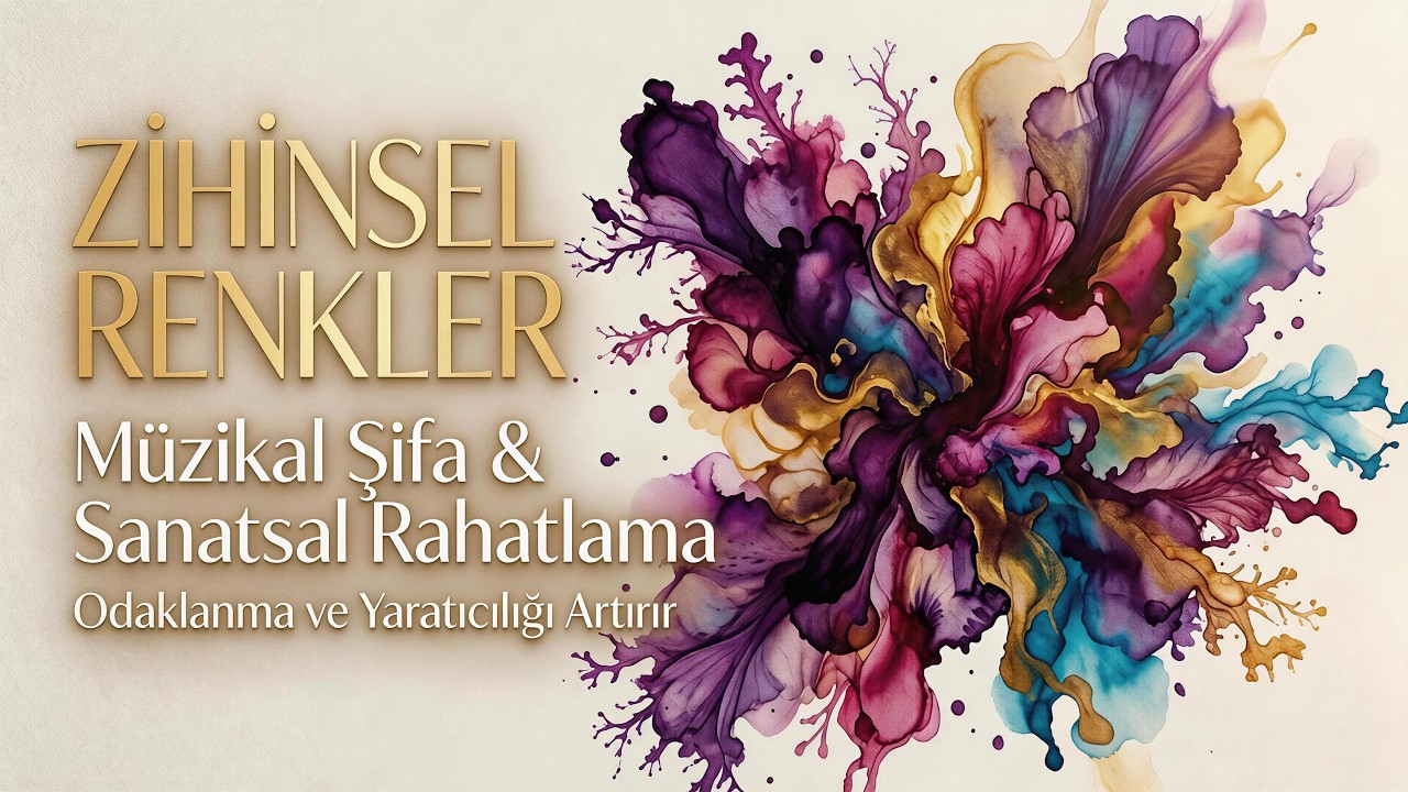 Renklerin Dansı – Rahatlatıcı Müzik ve Büyüleyici Ink Art | Huzur ve Odaklanma İçin