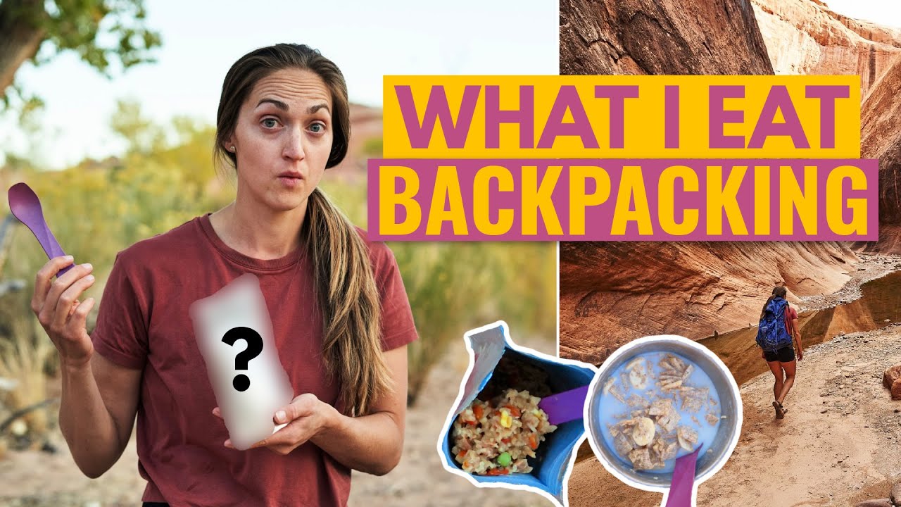 What I Eat BACKPACKING: 1 Full Day of Backpacking Food Ideas (so delicious!)