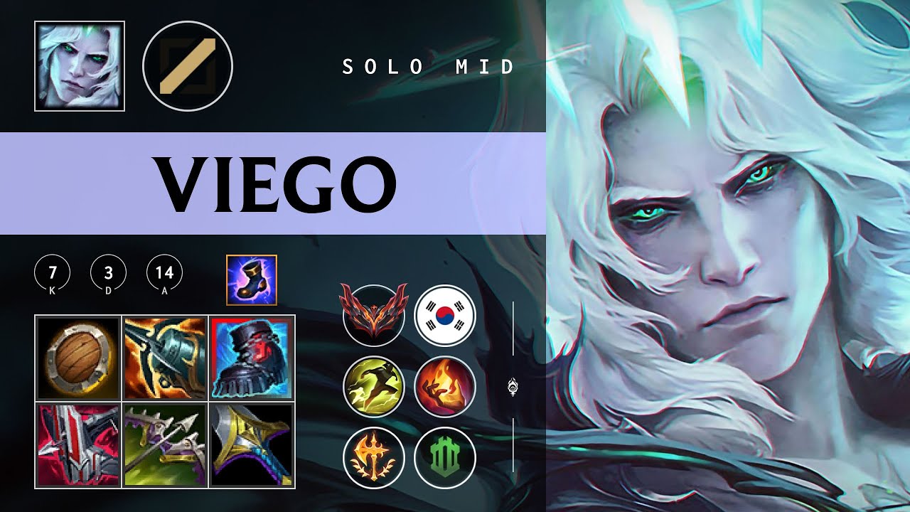 Viego Mid vs Fizz - KR Grandmaster Patch 26.01