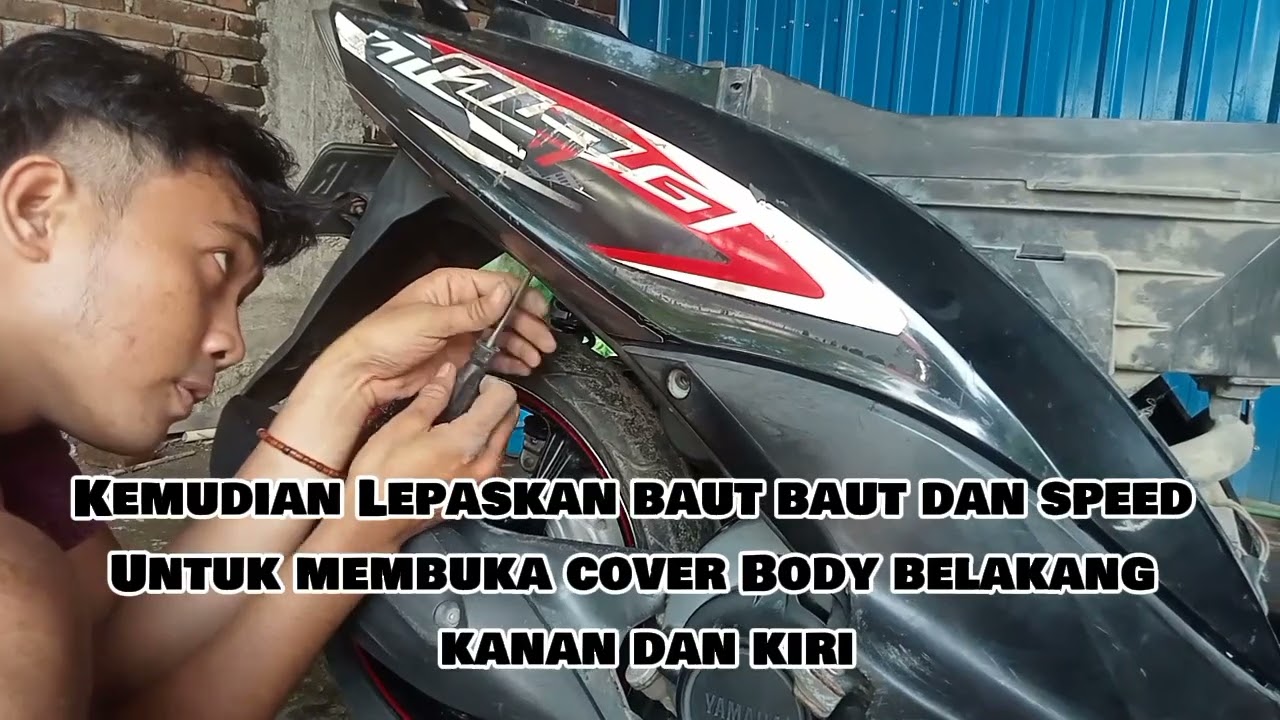 CARA MEMBONGKAR COVER BODY MOTOR YAMAHA MIO GT! WAJIB BONGKAR  CEK MOTOR KALIAN JANGAN SEPERTI INI