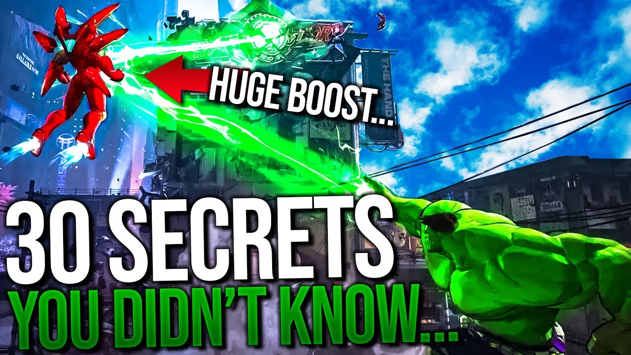 30 MARVEL RIVALS SECRETS/TIPS YOU DIDN'T KNOW...