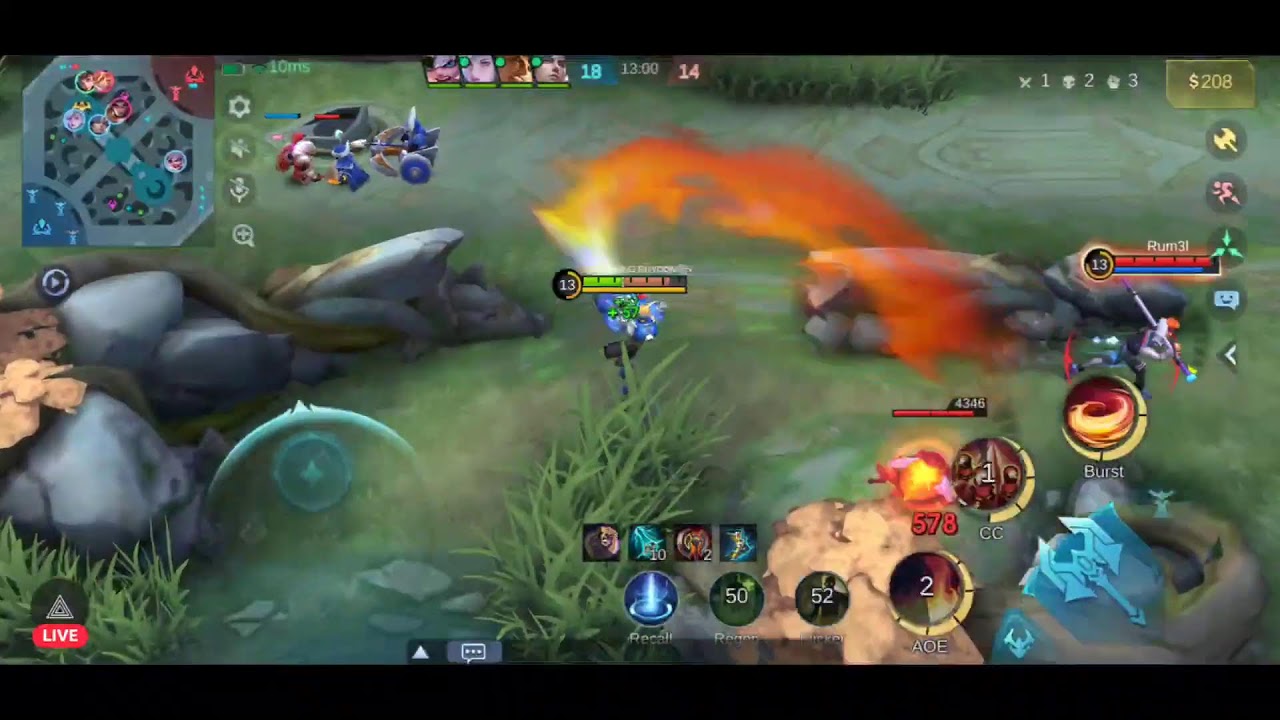 Duo Mythical Glory Push. MLBB Live (No Commentary)