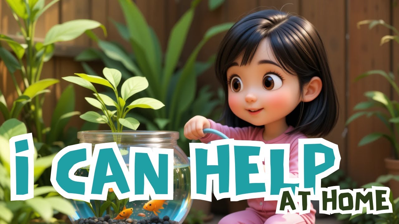 I Can Help at Home 🧹👧 | Fun Cleaning Song for Kids |  Nursery Rhyme