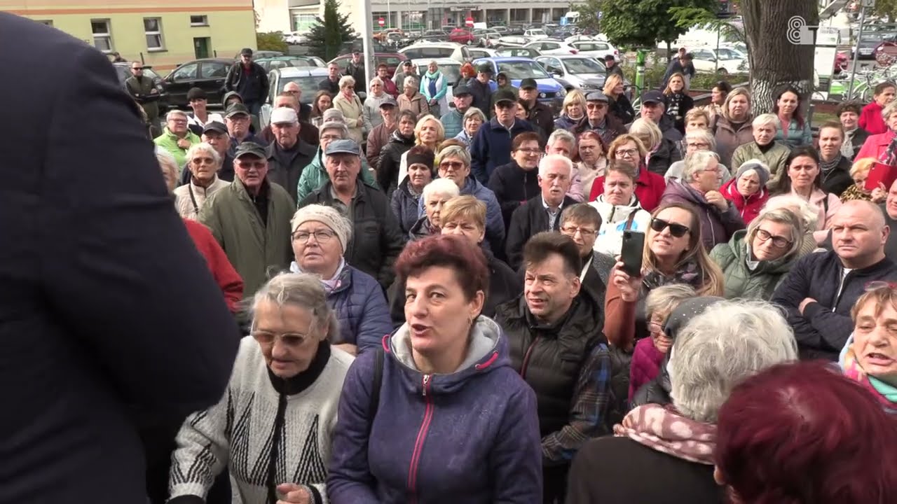 Protest mieszkańców bloków komunalnych