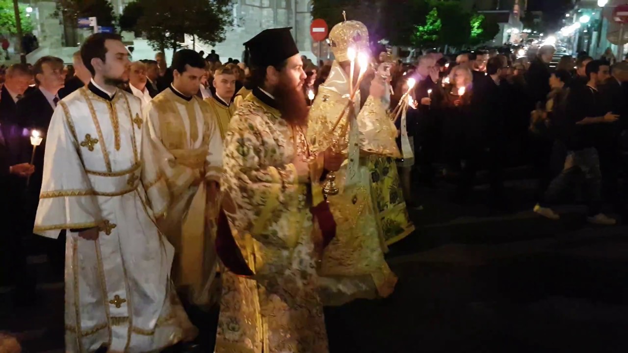 Επιτάφιος Αγίας Τριάδας Πειραιά 2017 (άνοδος)