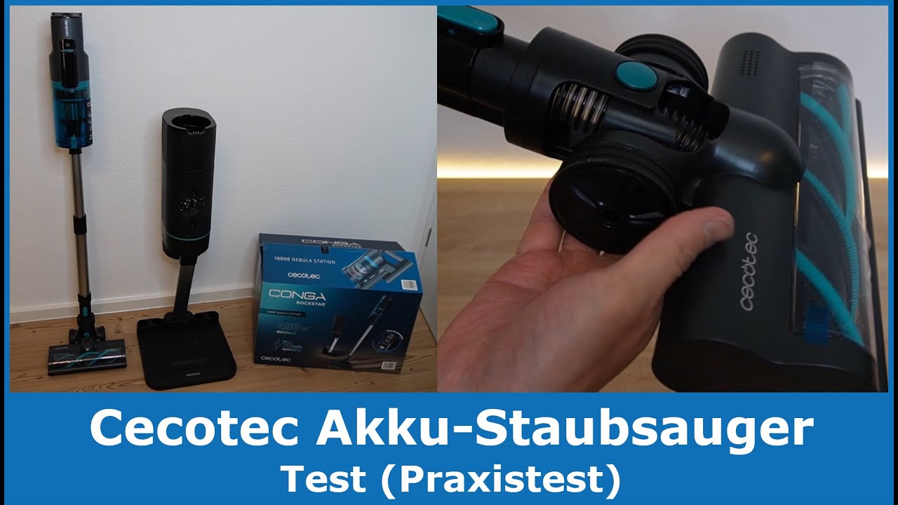 Cecotec Akku-Staubsauger Test || Conga Rockstar 10000 Nebula Station