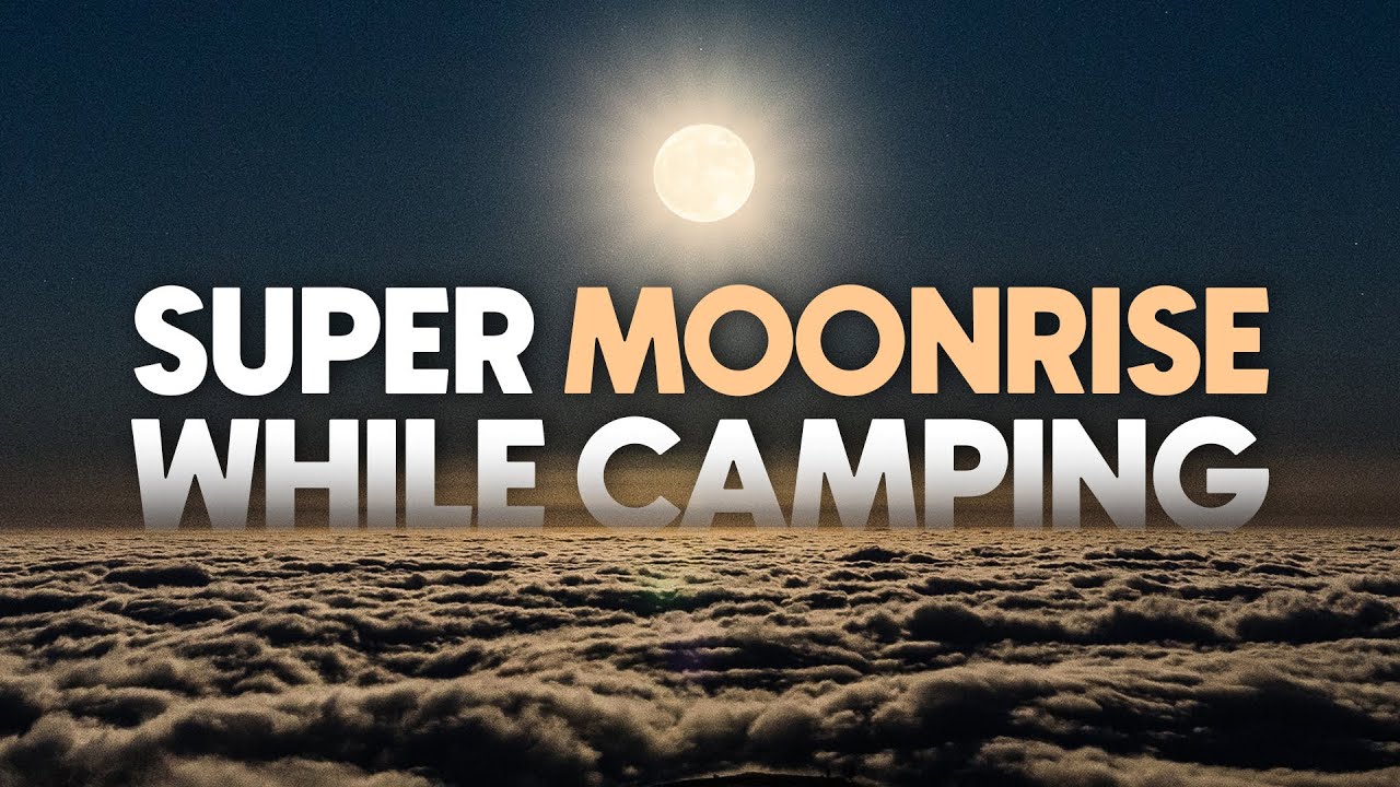 Catching the MOONRISE while CAMPING in Chão das Feiteiras (Madeira)