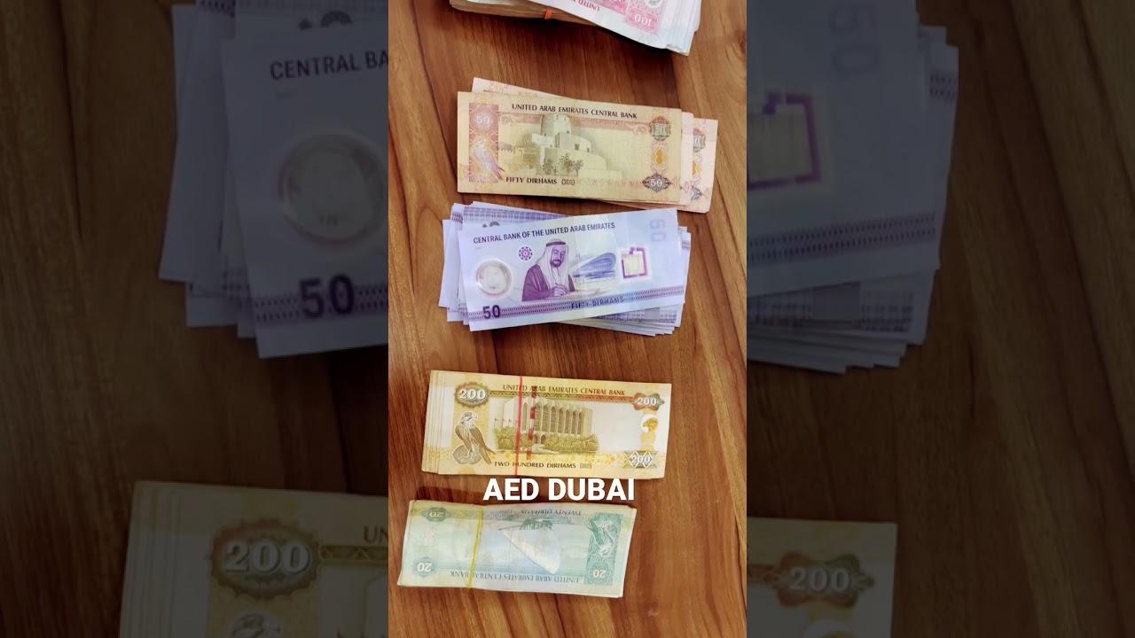 Dubai currency dirham | cash money in dubai 🤪