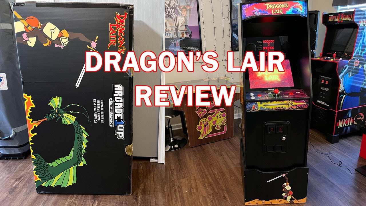Arcade1up Dragon's Lair Unboxing, Assembly, and Review