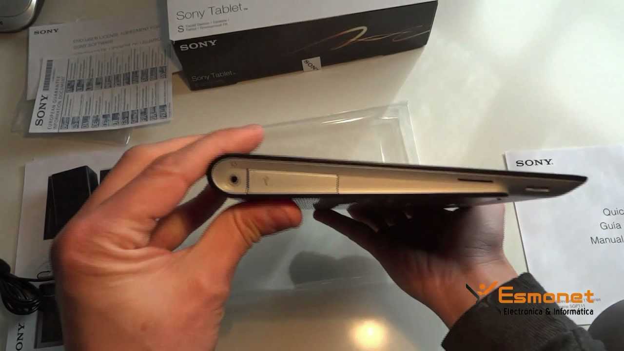 Desembalaje Tablet S Sony