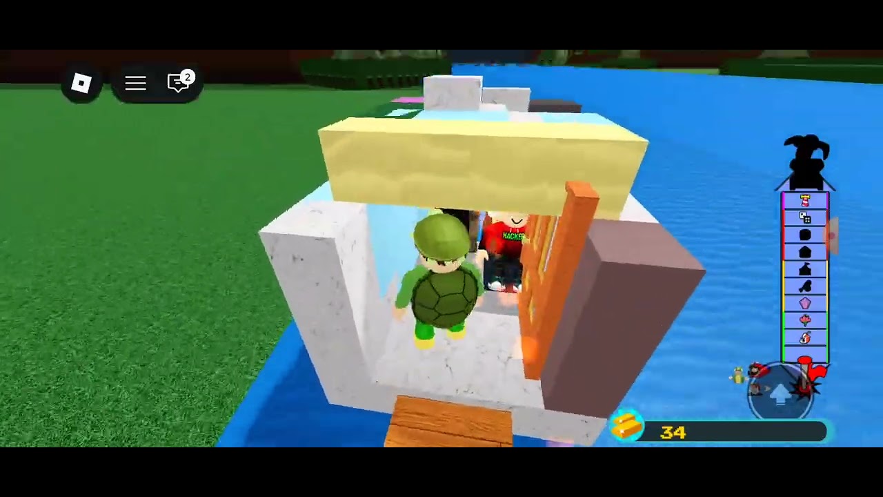 Landon and Luke play build a boat 2