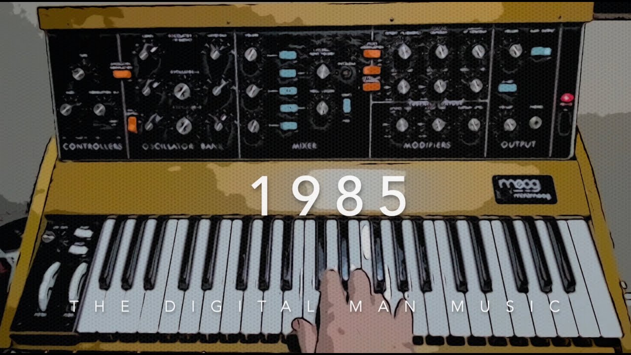 1985 - Weekend drone featuring Moog One and Minimoog Model D