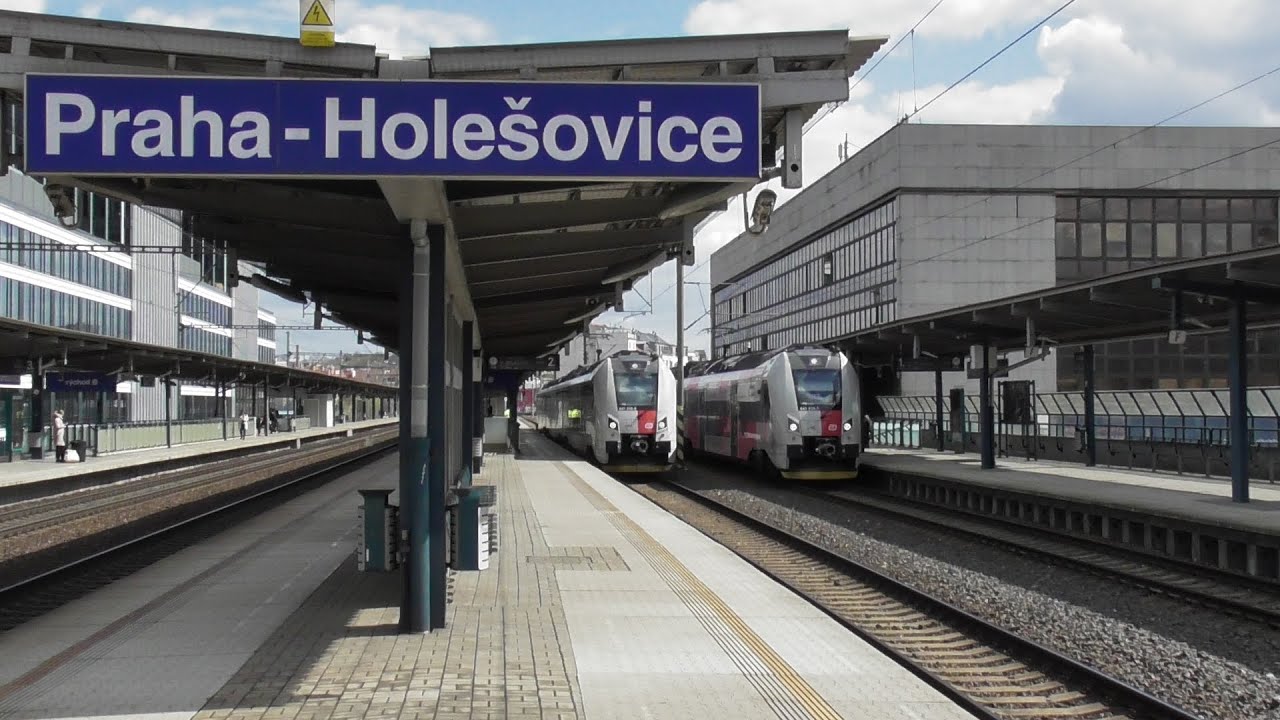 Vlaky Praha-Holešovice 9.4.2025