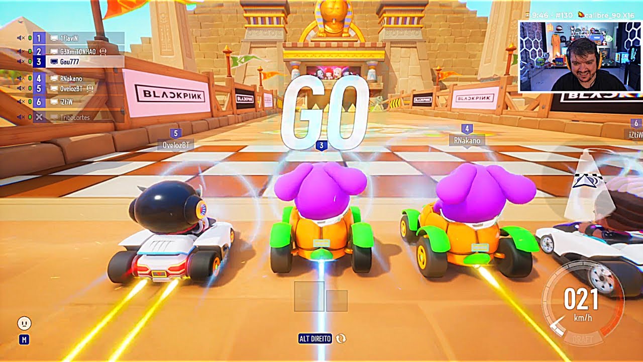 GAULES E A TRIBO JOGANDO KARTRIDER: DRIFT (19/12/23) #1