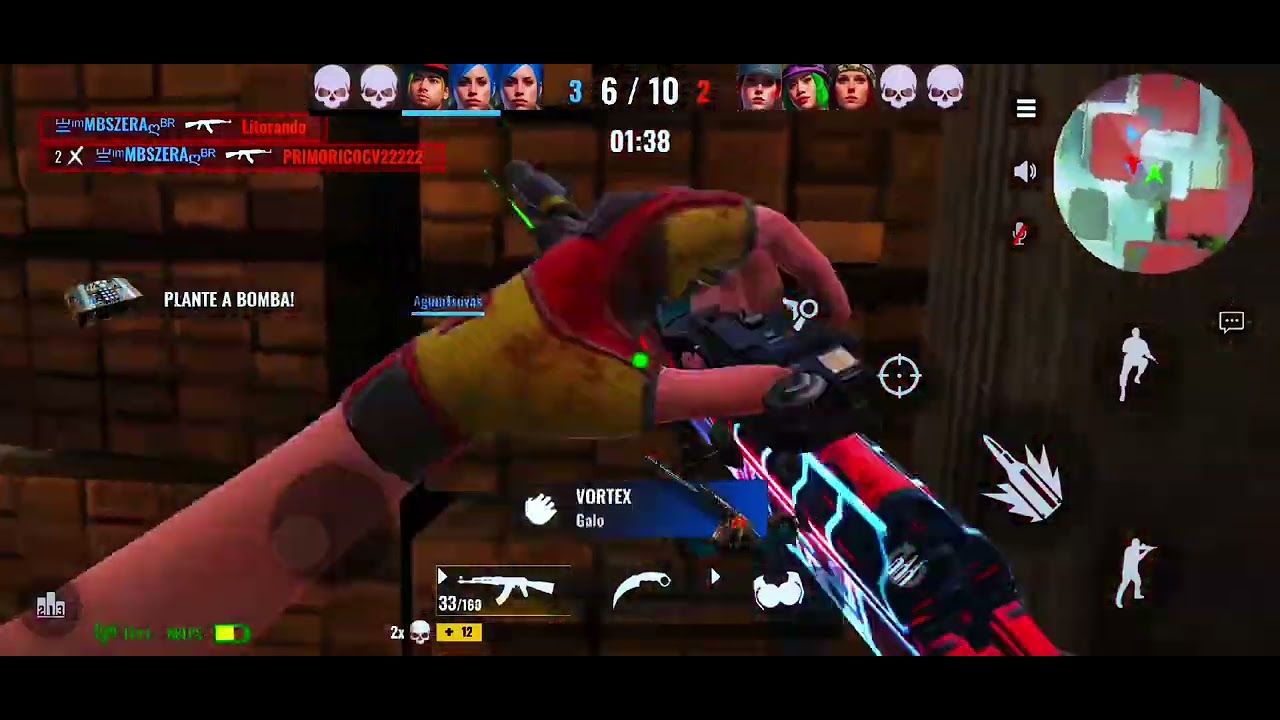 Sabotagem 1 vs 3 Zula Mobile