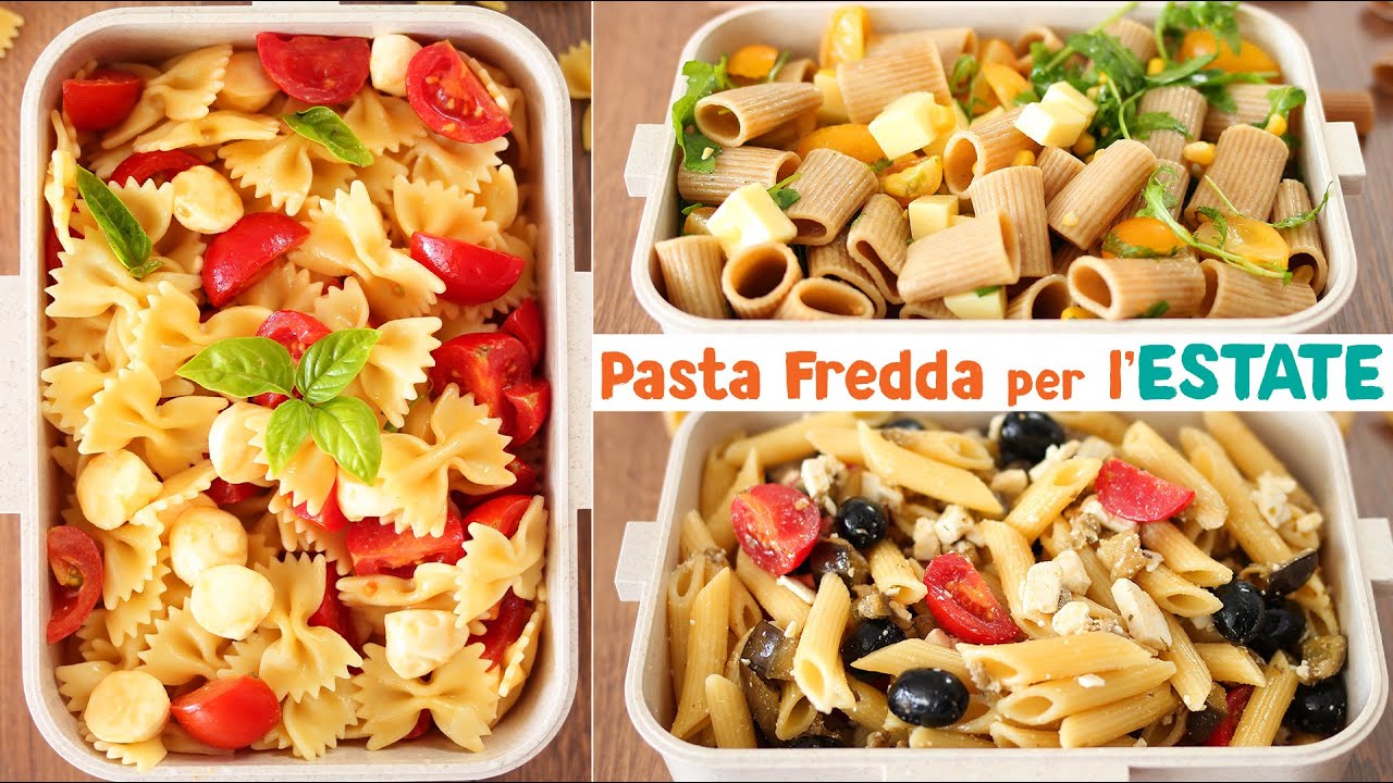 PASTA FREDDA per l'ESTATE: TANTE IDEE FACILISSIME - Ricette Velocissime