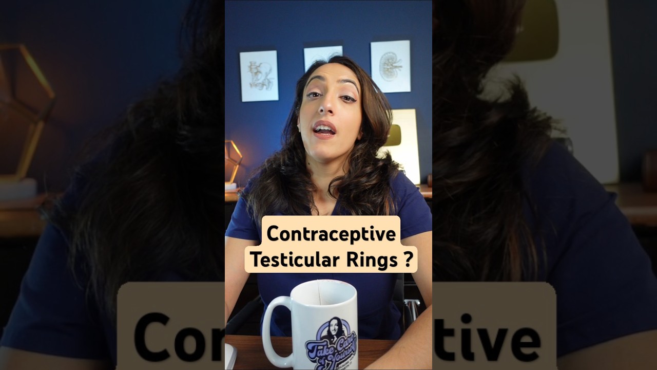 What are contraceptive testicular rings?