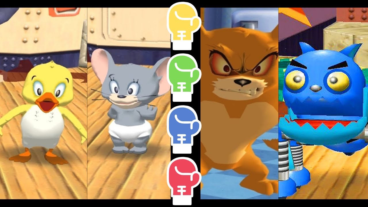 Tom and Jerry War of the Whiskers: Duckling, Nibbles, Monster Jerry and Robot Cat HD - Funny Cartoon