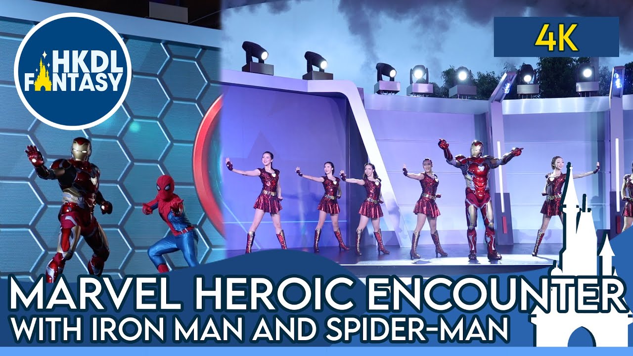 [HKDL] Marvel Heroic Encounter with Iron Man and Spider-Man | 與漫威英雄 鐵甲奇俠 及 蜘蛛俠 見面時刻