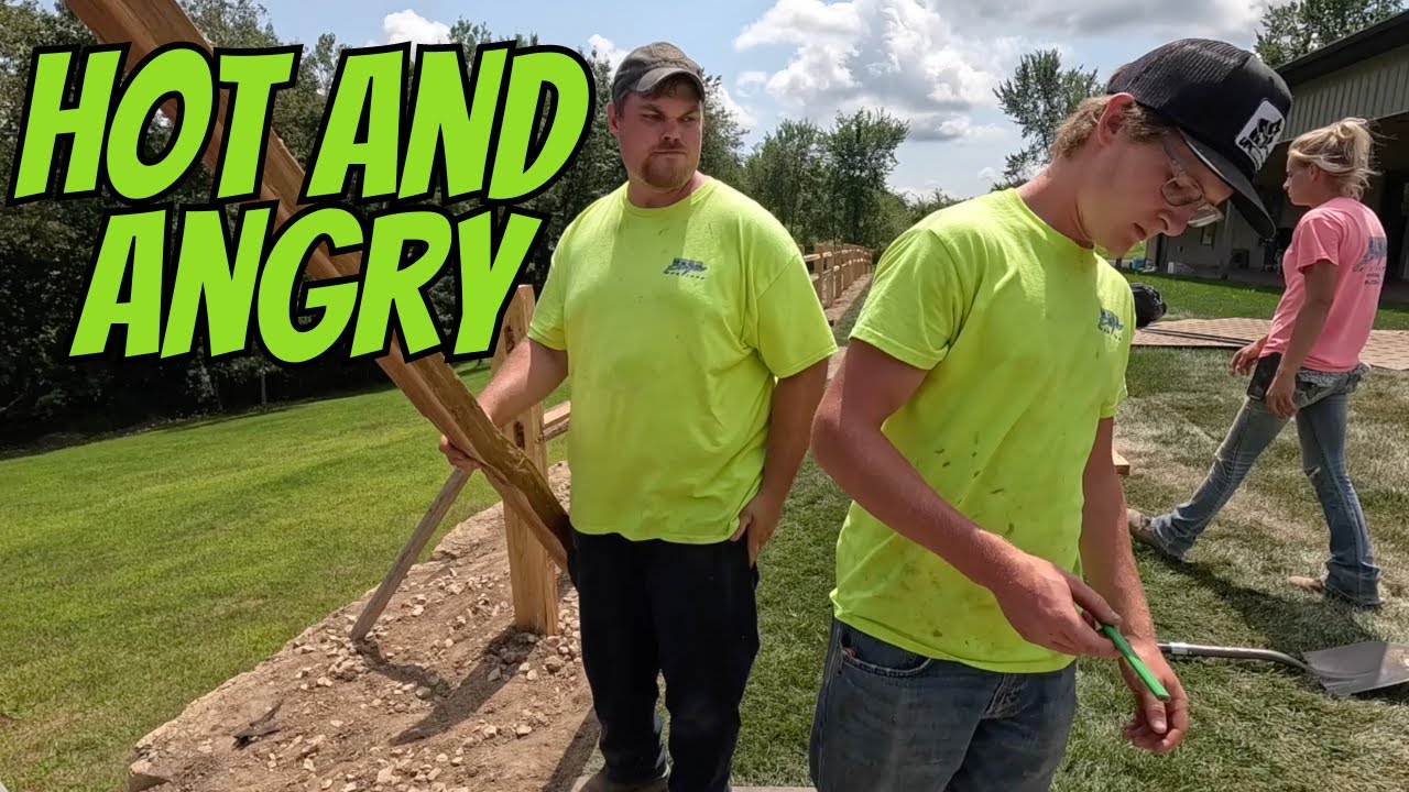 Tensions Rise on Split Rail Fence Install