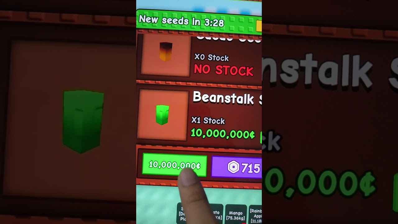 Buying beanstalk 
