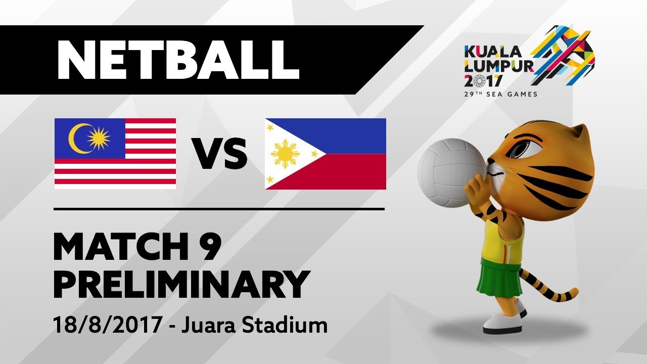 KL2017 29th SEA Games | Netball - MAS 🇲🇾 vs PHI 🇵🇭